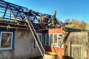 В Житомирской области спасатели не допустили уничтожения жилого дома