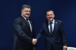 Петр Порошенко встретился в Париже с премьер-министром Дании