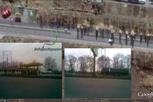 Недалеко от Донецка зафиксировали колону со спецтехникой. Видео