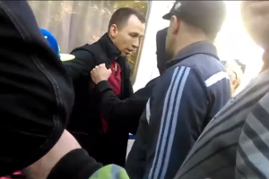 В Грузии досталось российским байкерам. Видео