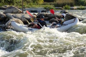В Украине выпустили самую быстроходную надувную байдарку