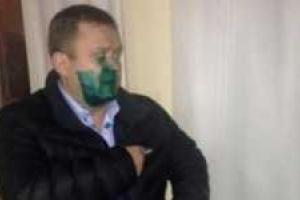 В Кривом Роге неизвестные облили зеленкой главу ТИК