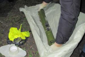 В Житомире полиция задержала мужчину с "гранатометом" 