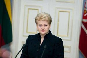Грибаускайте: Россия не позволит ввести миротворцев на Донбасс