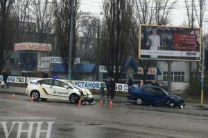 В Киеве произошло ДТП с участием полицейских