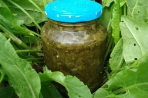 Как закрывать щавель на зиму без соли