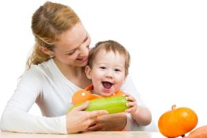 Блюда из кабачков для детей