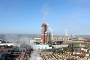 В Северодонецке на химическом предприятии "Азот" произошла авария