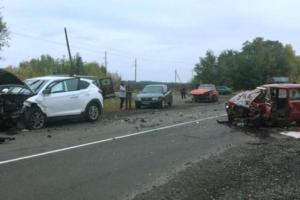 В Полтавской области произошло ДТП с участием четырех автомобилей