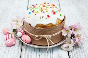 Пасхальный кулич на масле и молоке