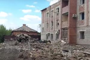 Авиаудар по Бахмуту: на видео показали последствия "русского мира"