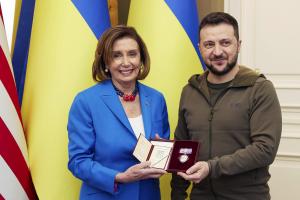 Зеленский встретился со спикером палаты представителей конгресса США Пелоси