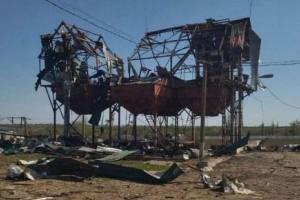 Гайдай: Оккупанты разбомбили самолетами элеватор в Рубежном