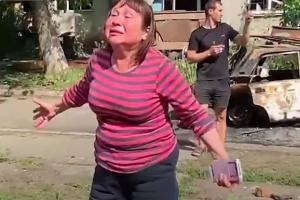 "Не лезьте к нам! Иначе я приду убивать вас сама!" - жительница Славянска обратилась к россиянам