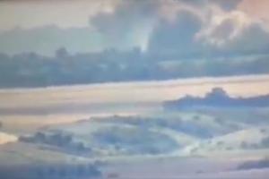 ЗСУ знищили склад боєприпасів росіян на Донбасі: відео вибуху