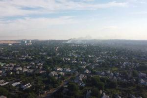 Горить склад боєприпасів: у соцмережах повідомили про ракетний удар по нафтобазі в Ровеньках