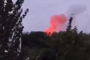 В Горловке произошел взрыв на складе БК оккупантов: видео очевидцев