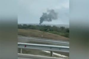 "Эффект линзы или жест доброй воли": В сети сообщают о сильном пожаре в Бахчисарайском районе Крыма