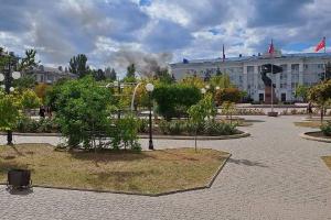 В Бердянске прогремел взрыв у здания администрации города