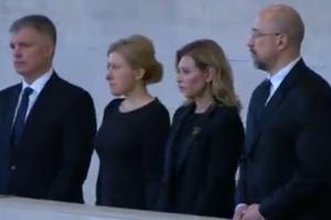 Зеленская и Шмыгаль почтили Елизавету II, первую леди приняла принцесса Уэльская