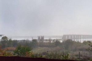 Над Антоновским мостом в Херсоне теперь реет флаг Украины