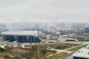 "Бавовна" в Донецке: сообщают о "прилетах" возле "Донбасс Арены"
