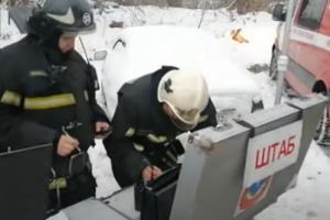 В Москве горит воинская часть: видео с места происшествия