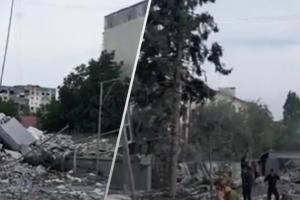 Протоптанная дорожка среди горы мусора: в сети показали, как сейчас выглядит бывшее здание СБУ в Лисичанске