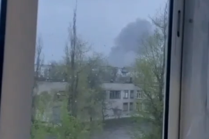 "Багато вибитих вікон": у мережі показали момент "прильоту" в окупованому Рубіжному