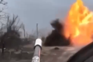 На Луганщине оккупант снял на видео уничтожение своих войск