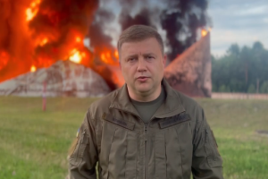Вночі Рівненську область атакували безпілотники, знищено нафтобазу: відео