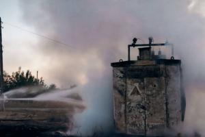 У селищі під Сєвєродонецьком сталася пожежа: вогнем знищено КТП - фото