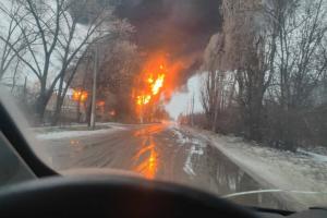 "Приліт" в окупованій Макіївці: у мережі показали серйозну пожежу - відео