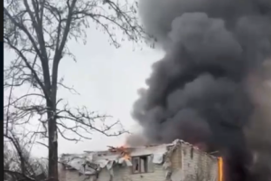 "Документи всі згоріли, зараз БК почнуть вибухати": Окупанти показали результат удару по їх розташуванню у Кремінній