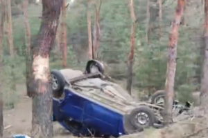 На выезде из Северодонецка произошло ДТП: в сети показали видео с места происшествия