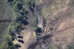 ЗСУ показали на відео розгром полігону російських окупантів на Луганщині