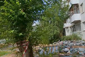 Иллюзия восстановления: в Северодонецке оккупанты красят фасады, оставляя город в руинах