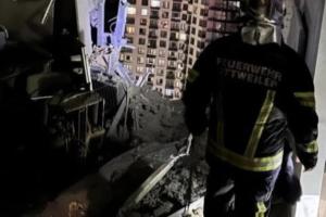 Первые секунды ада: полиция показала видео с бодикамеры после ракетного удара по Киеву