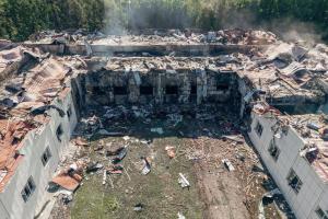 Росія вночі знищила університет у Сумах: у мережі показали фото зруйнованої дощенту будівлі