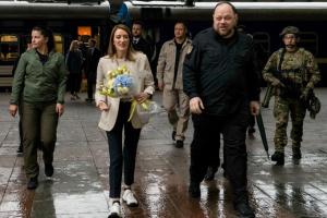 Глава Европарламента Роберта Мецола прибыла в Киев
