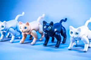 В Китае создали кошку-робота, которая умеет выражать эмоции (видео)