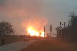 Поблизу окупованого Луганська вибухнув магістральний газопровід