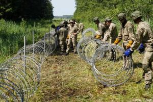 Україна має намір допомогти Литві в будівництві стіни з колючого дроту на кордоні з Білоруссю