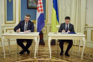 Хорватія підписала декларацію про європейську перспективу України