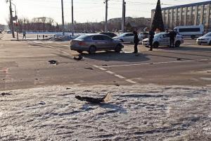 В Северодонецке на перекрестке произошло ДТП