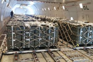 Сьомий літак військової допомоги прибув із США в Україну