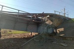 Під Мелітополем підірвано залізничний міст, яким окупанти доставляли зброю з Криму