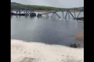 На Донеччині підірвано залізничний міст через Сіверський Донець у напрямку Слов'янська