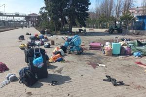 Ракетный удар по вокзалу Краматорска: количество жертв возросло до 50, среди погибших 5 детей