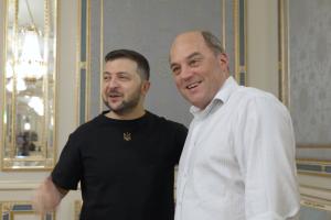 "Україна здатна витіснити Росію з Донбасу": Зеленський провів зустріч з міністром оборони Британії